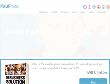 Tablet Screenshot of paulpolak.com
